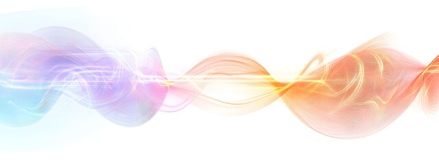 Poster - Vibrant Light Wave with Flowing Electric Field