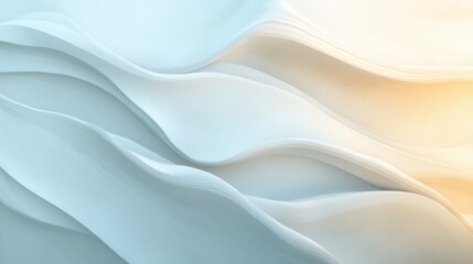 Wall Mural - A wave pattern with a blue and white background