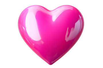 pink heart On transparent background. PNG