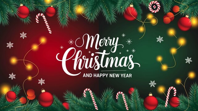 Merry Christmas background design