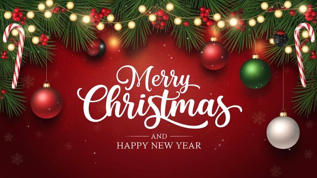 Merry Christmas background design