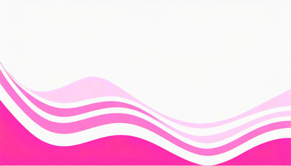 Canvas Print - A flat illustration of swirling pink patterns on a white background.