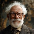 © EdgarDaniel - Hombre anciano con barba y lentes, sonríe. Representa una vejez digna y saludable