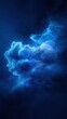 © Minerva Studio - Blue cloudscape swirling in dark atmospheric sky