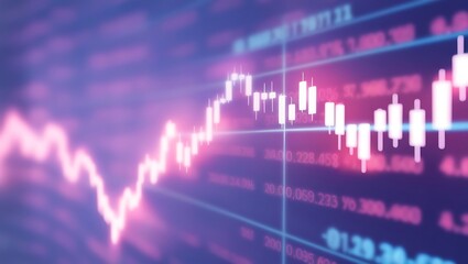 business and finance. digital data visualization