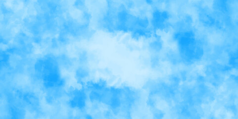 Wall Mural - Abstract white and blue color frozen ice surface design background. oft sky blue watercolor sky and clouds, Light blue background with watercolor. gradient light white sky background with clouds.	