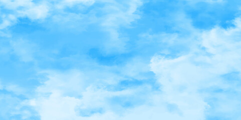 Wall Mural - Abstract white and blue color frozen ice surface design background. oft sky blue watercolor sky and clouds, Light blue background with watercolor. gradient light white sky background with clouds.	