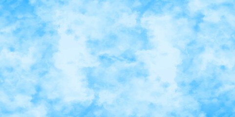 Wall Mural - Abstract white and blue color frozen ice surface design background. oft sky blue watercolor sky and clouds, Light blue background with watercolor. gradient light white sky background with clouds.	