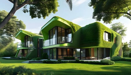 Sustainable Living: A Modern Eco-Friendly House Embracing Green Architecture