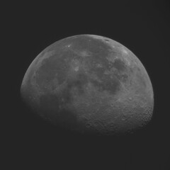 Wall Mural - waning gibbous moon at 84.2% illumination
