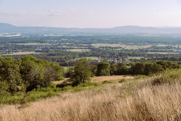 Wall Mural - vue depuis le mont Mourex sur le pays de Gex