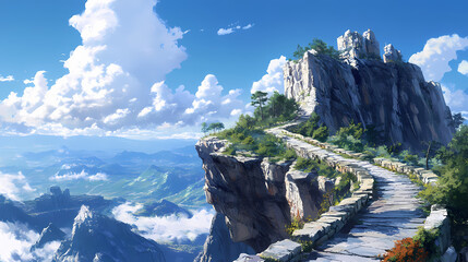 Wall Mural - panorama of the mountains