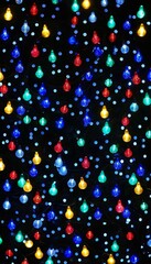 Wall Mural - colorful christmas lights  christmas light background holiday wood light christmas decoration rustic celebration wooden new year board abstract bright merry happy garland season festive ornament