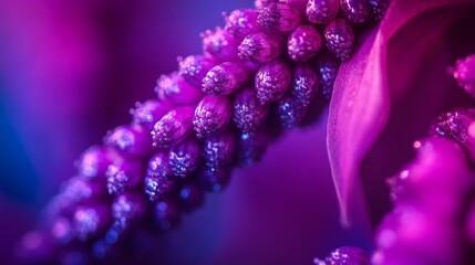 Close-Up of Amaranth Seeds with Vibrant Colors