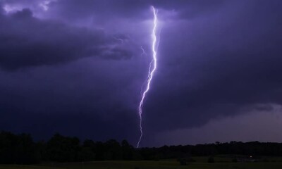 thunderstorm lightning bolt