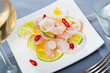 © JackF - Delicious ceviche with shrimp, lime, onion and spicy pepper