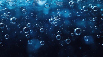 Wall Mural - Abstract Water Bubbles