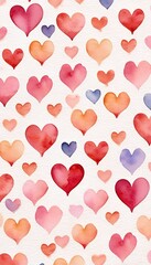 Wall Mural - decorations pattern pastel st background hand colors warm dding s arts painted day watercolor valent