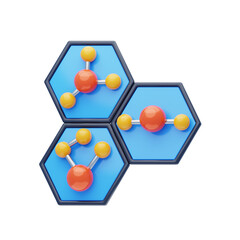 Poster - 3D Exploring Innovation Through Nanotechnology. 3D Icon