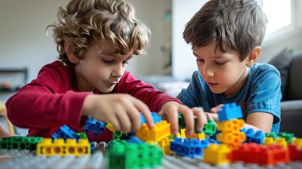 Two boy playing