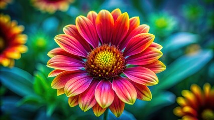 Close-up shot of a vibrant flower in bloom, nature, beauty, spring, close-up, petal, colorful, garden, flora, vibrant, fresh