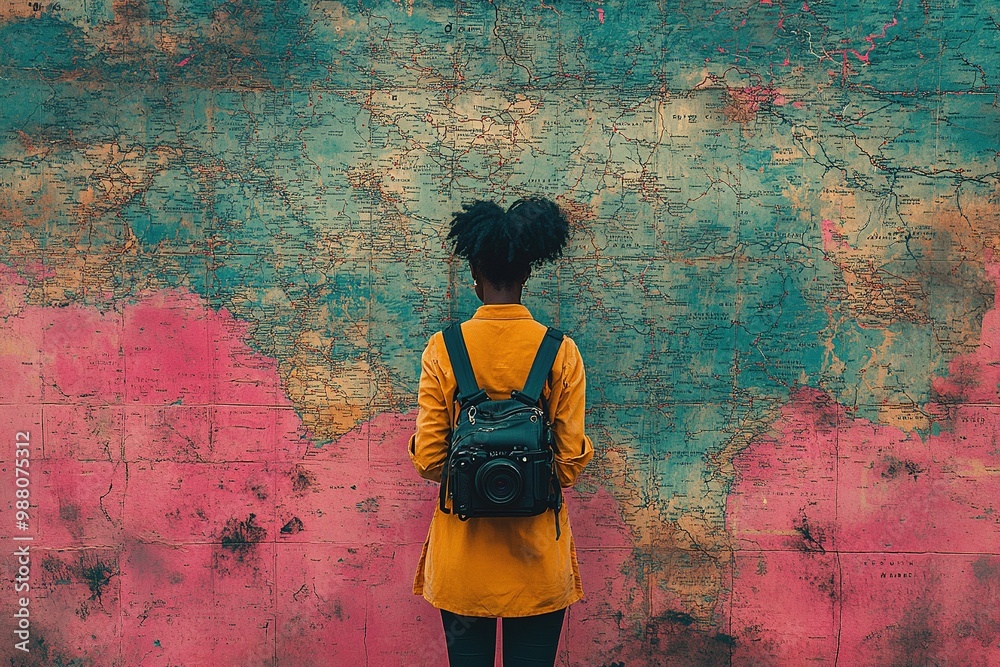 Colorful Detailed Map of Kenya Featuring Vibrant Regions, Landmarks