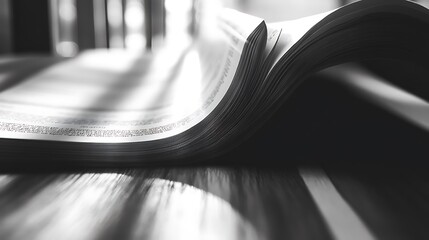 Wall Mural - Curved Pages of a Book