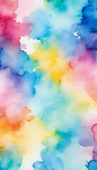 Wall Mural - colored background watercolor bright watercolor background blue stripes streak line abstract watercolor pastel ink colours colourful acrylic liquid stain element drawing abstract background
