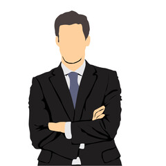 Wall Mural - business people half isolated arm crossed