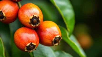 Wall Mural - guarana seeds tree close up photo