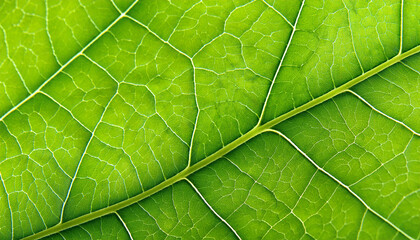 Green leaf background texture, macro