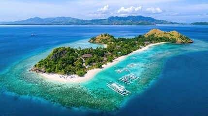 Beautiful view of the beach