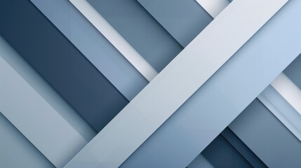 Wall Mural - Abstract Blue and White Pattern