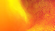 © Anela - Abstract futuristic halftone pattern. Comic background. Dotted backdrop with circles, dots, point large scale. Halftone wavy background. Digital gradient. Dotted pattern with circles, dots, point smal
