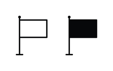 Poster - Flag icon, Flag sign vector