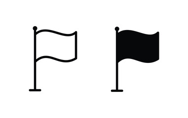Poster - Flag icon, Flag sign vector