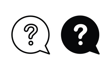 Poster - Question icon, question sign vector 