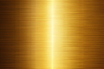 Wall Mural - brushed gold metal texture with reflective surface for background use