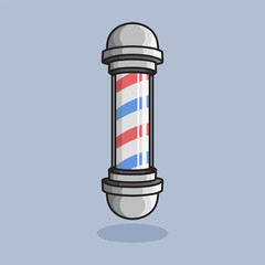 Vector illustration Barber Lamp. Vector design Barber Icon. Barber Lamp Icon design illustration and icon for website, digital and print