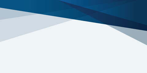 Wall Mural - blue white abstract banner background, geometric shapes design. vector illustration