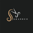 © sangidan - s letter arrow hair cut logo icon vector concept design