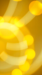 Sticker - Abstract Gold Background with Bokeh Lights