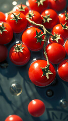 Wall Mural - Tomatoes in Water