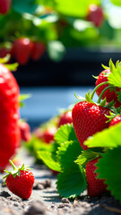 Canvas Print - Freshly Picked Strawberries