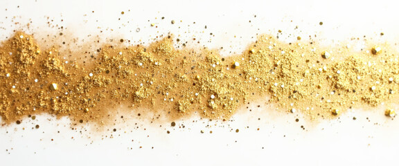 Sticker - Golden Glitter and Sparkle Background