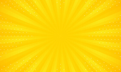 Wall Mural - orange gradient ray burst dot style background vector design