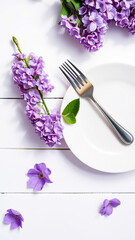 Wall Mural - Spring Floral Table Setting