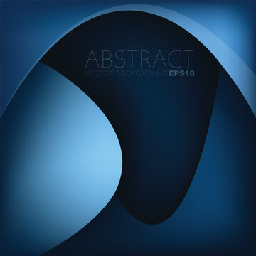 graphic vector curve line overlap background for text and message design