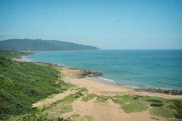 view of the coast of the sea