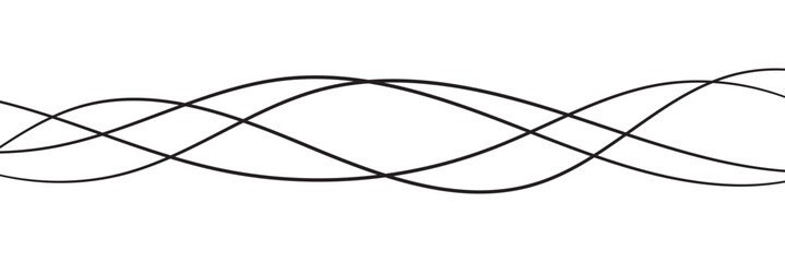 Wall Mural - futuristic abstract wavy background. thin line on white. minimal round lines abstract tech backgroun